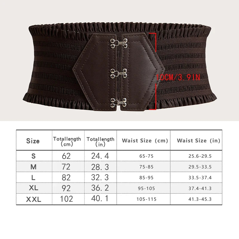 Ceinture Large Triple Boucle Volants | MDN Store