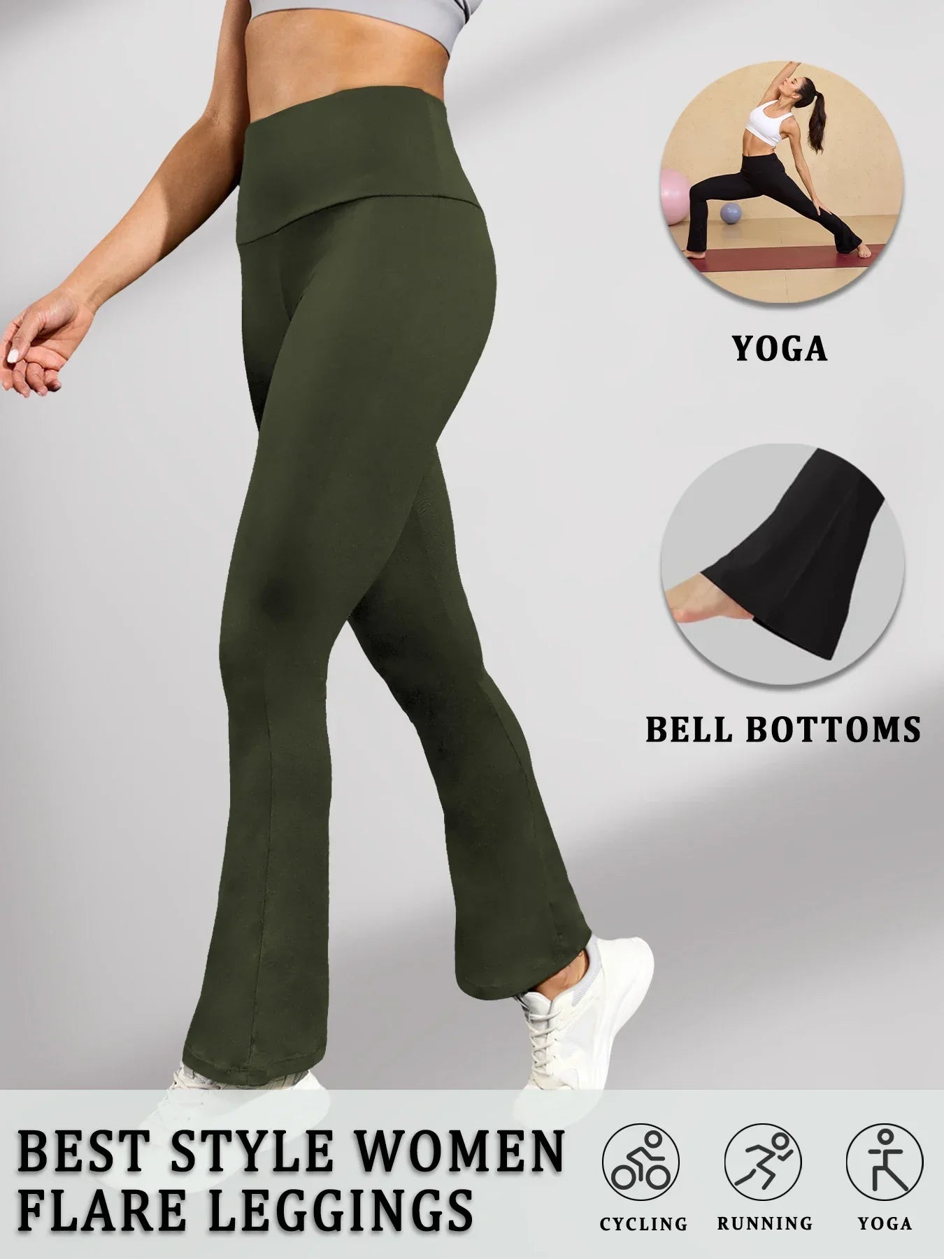 Pantalon Évasé Pattes d'Éléphant Yoga | MDN Store