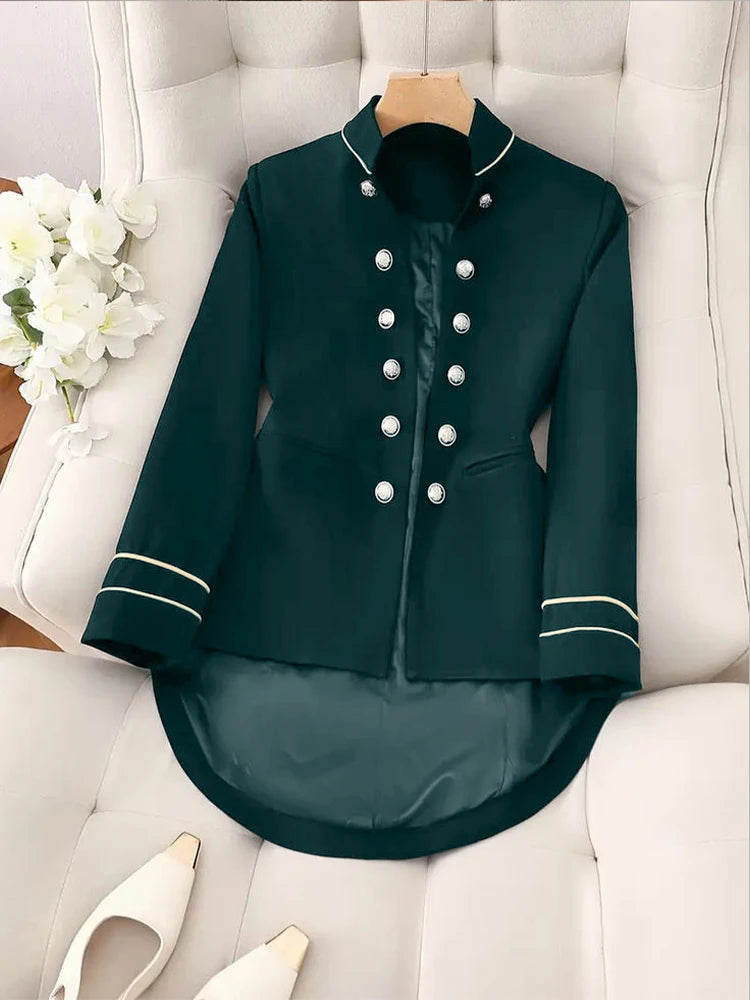 Veste Blazer Col Montant Élégante | MDN Store