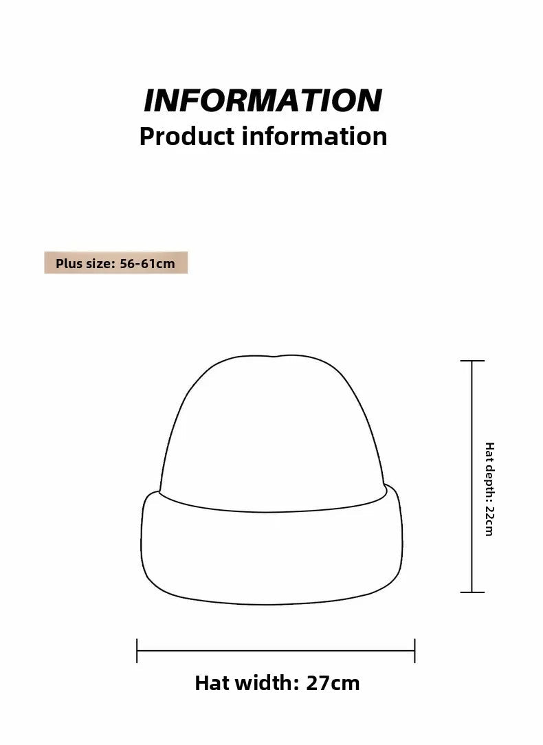 Bonnet Femme Hiver Capybara Cartoon Tricot Protection Oreilles Grande Taille | MDN