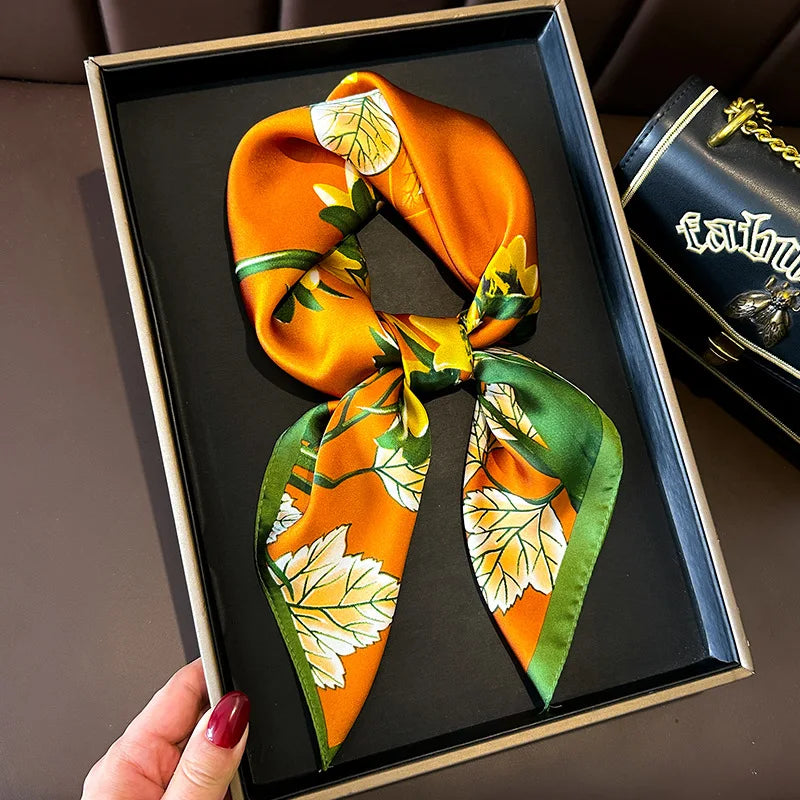 Foulard Soie 70cm Femme Bandana Châle | MDN Store