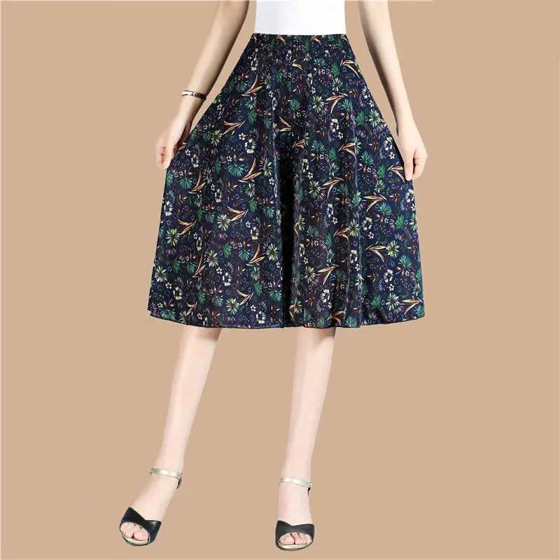 Jupe-Culotte Imprimé Floral Grande Femme | MDN Store
