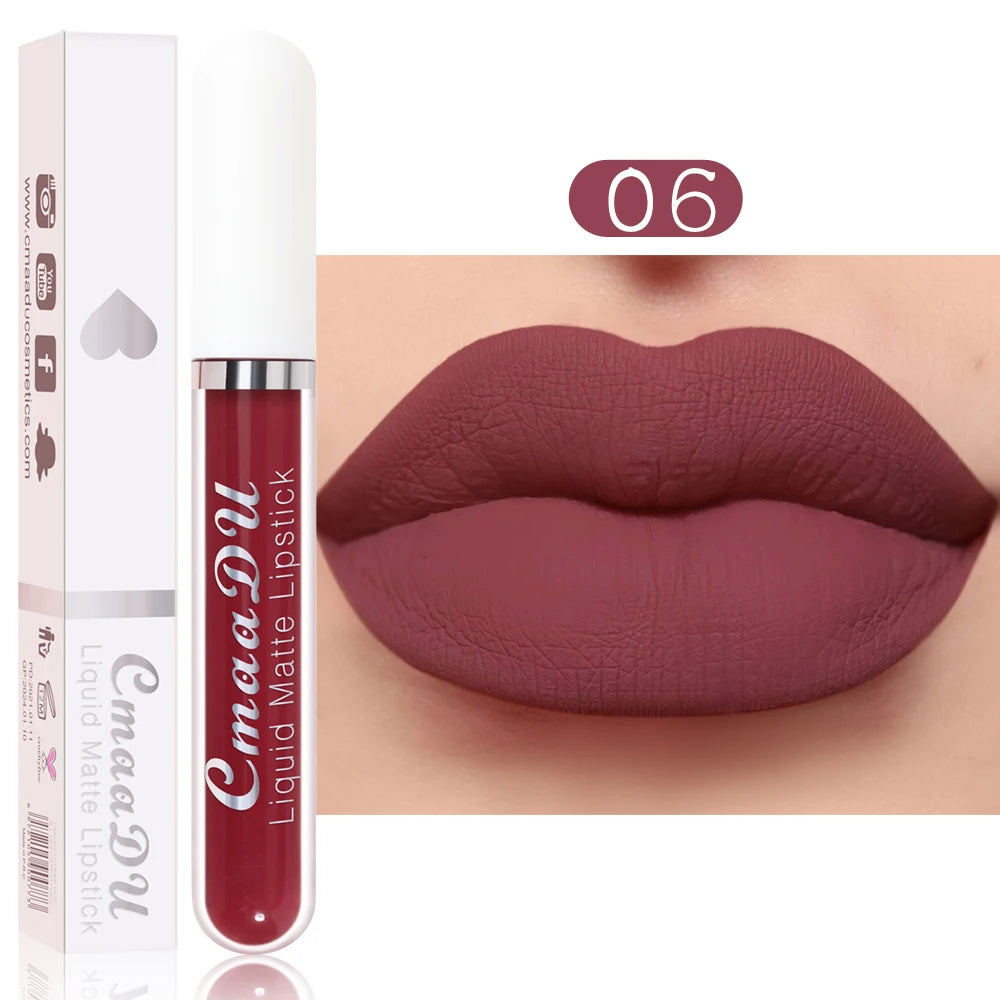 Gloss Lèvres Mat CmaaDu Imperméable Longue Tenue Teinture Rouge | MDN Store
