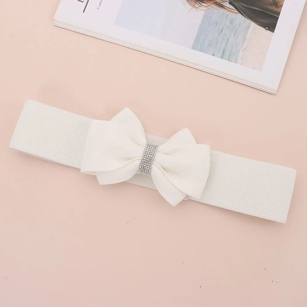 Ceinture Large Nœud Strass | MDN Store