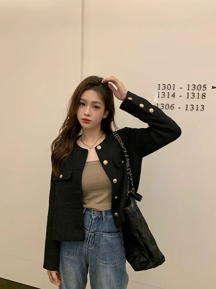 Veste Tweed Courte Élégante | MDN Store