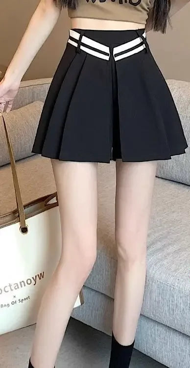 Short Femme Casual Taille Haute Jambes Larges | MDN