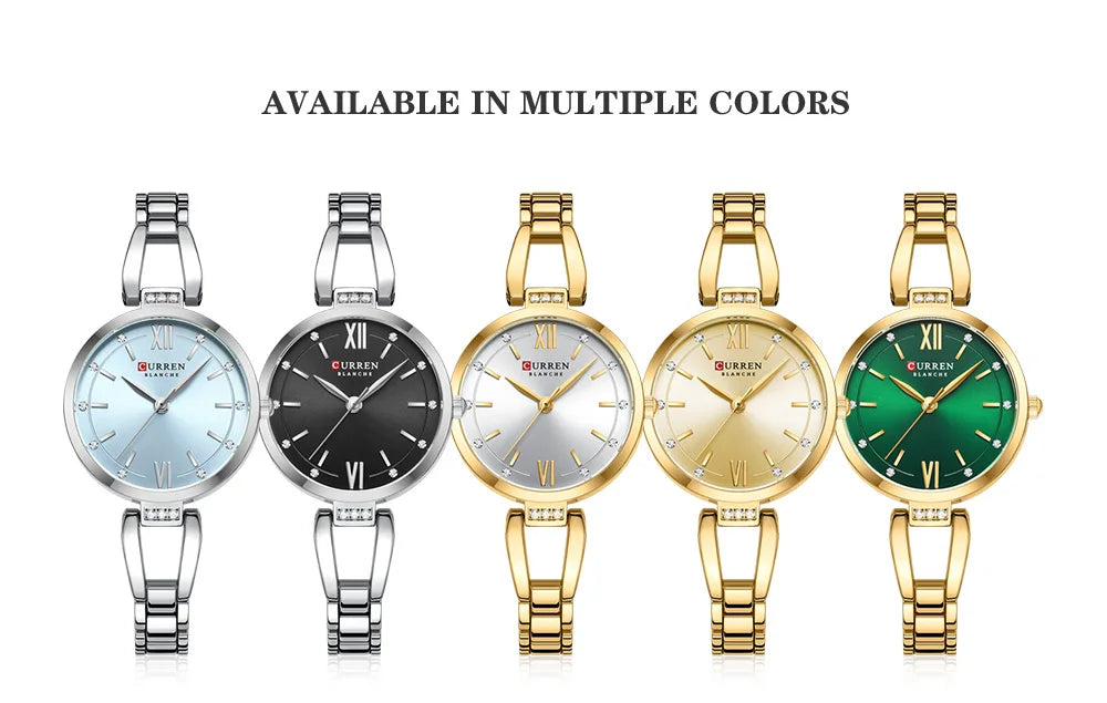 Montre Quartz Femme Acier Inoxydable Elegante Bracelet Fashion | MDN Store 25