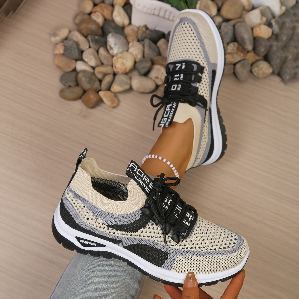 Baskets Bicolores Décontractées Femme Été | MDN Store 25