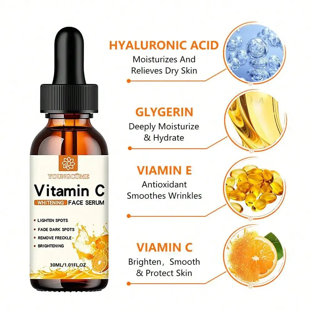 Sérum Visage Vitamine C Acide Hyaluronique Anti-Taches | MDN Store