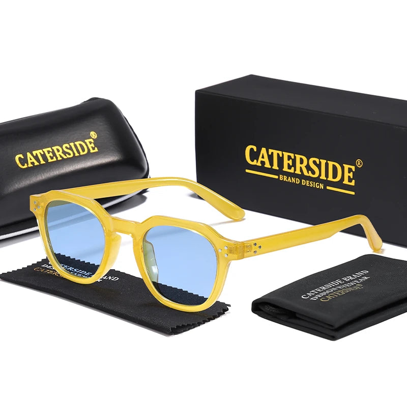 CATERSIDE Lunettes de Soleil Polarisées Rétro Femme Monture TR90 Ultra-Légère UV400 | MDN Store 25