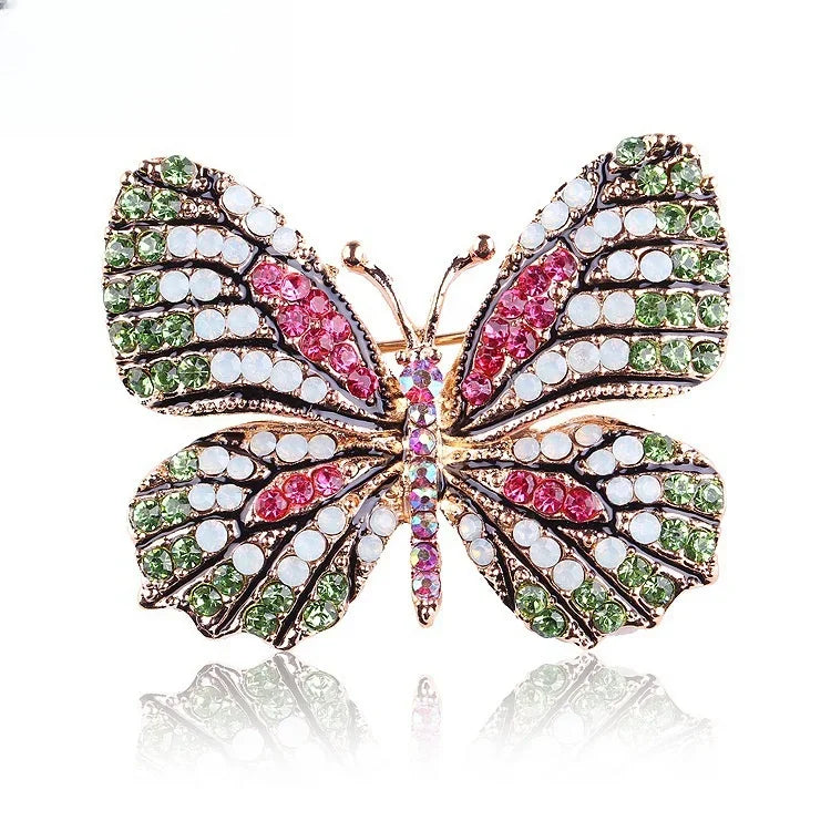 Broche Papillon Baroque Vintage Pin Badge Élégant | MDN