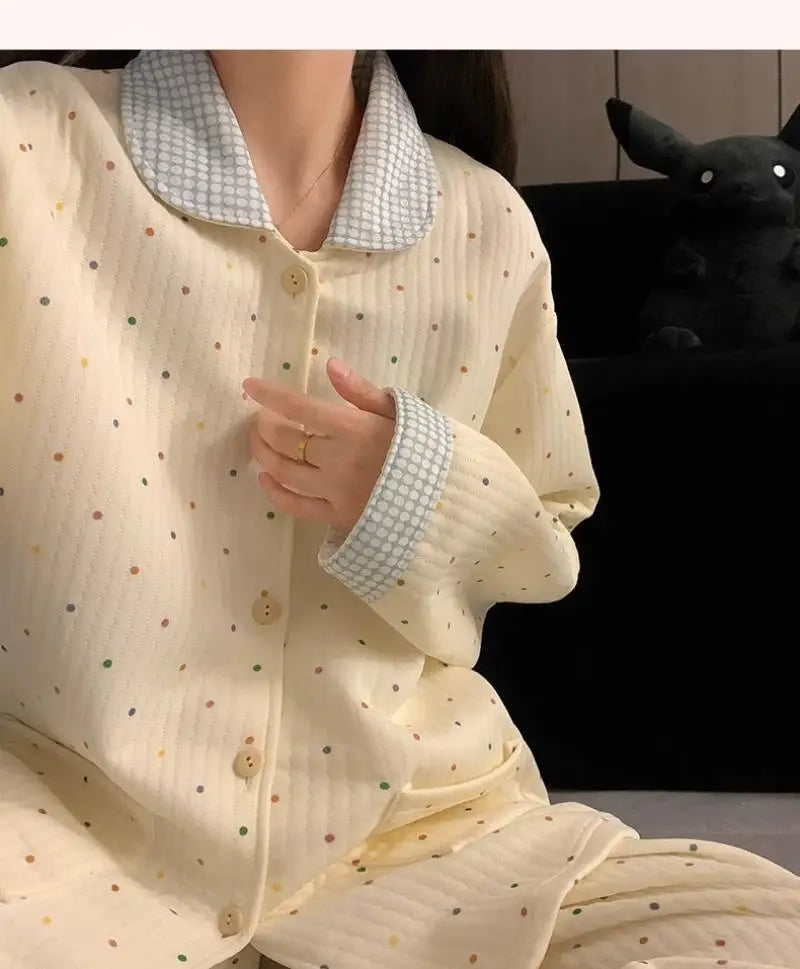 Pyjama Coton Uni 2 Pièces Hiver | MDN Store