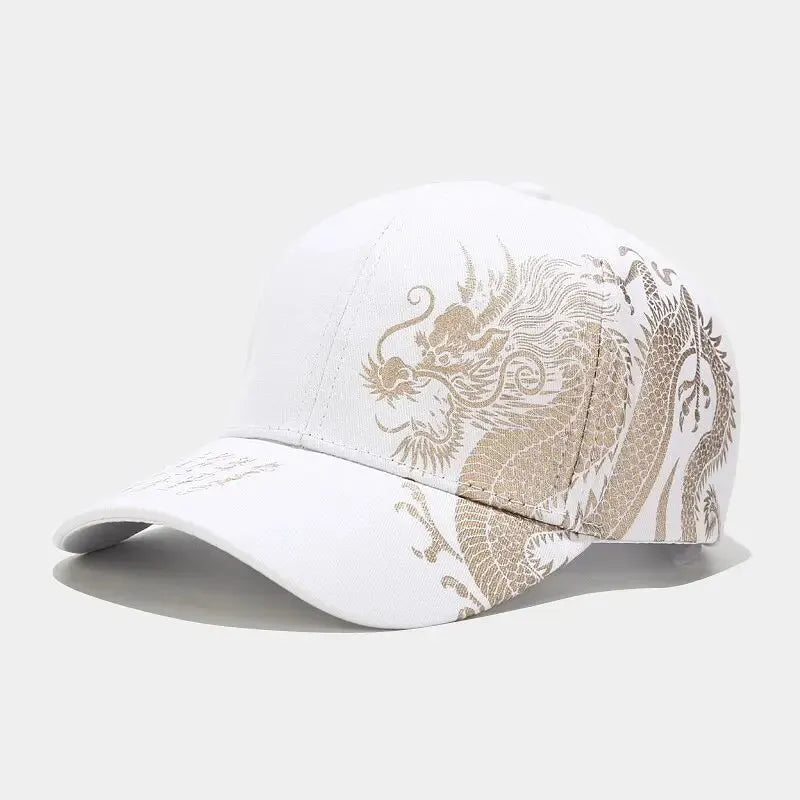 Casquette Baseball Dragon Style Chinois Femme Coton Reglable | MDN Store 25