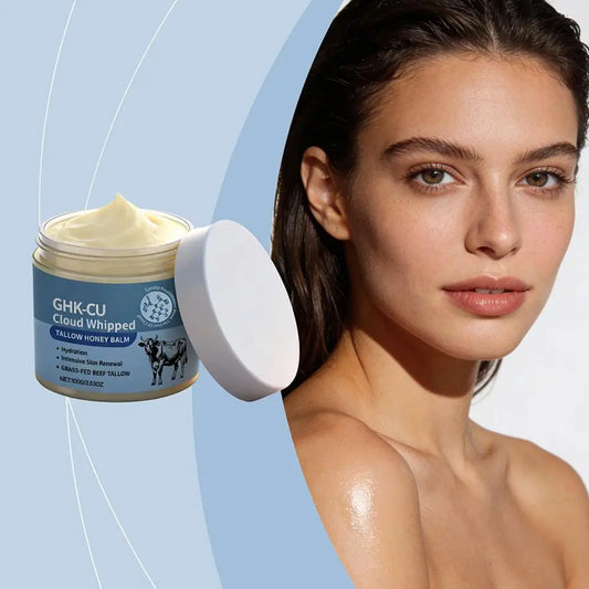 Baume Suif de Bœuf Miel GHK-CU Fouetté Hydratant Renouvellement Cutané 100g | MDN