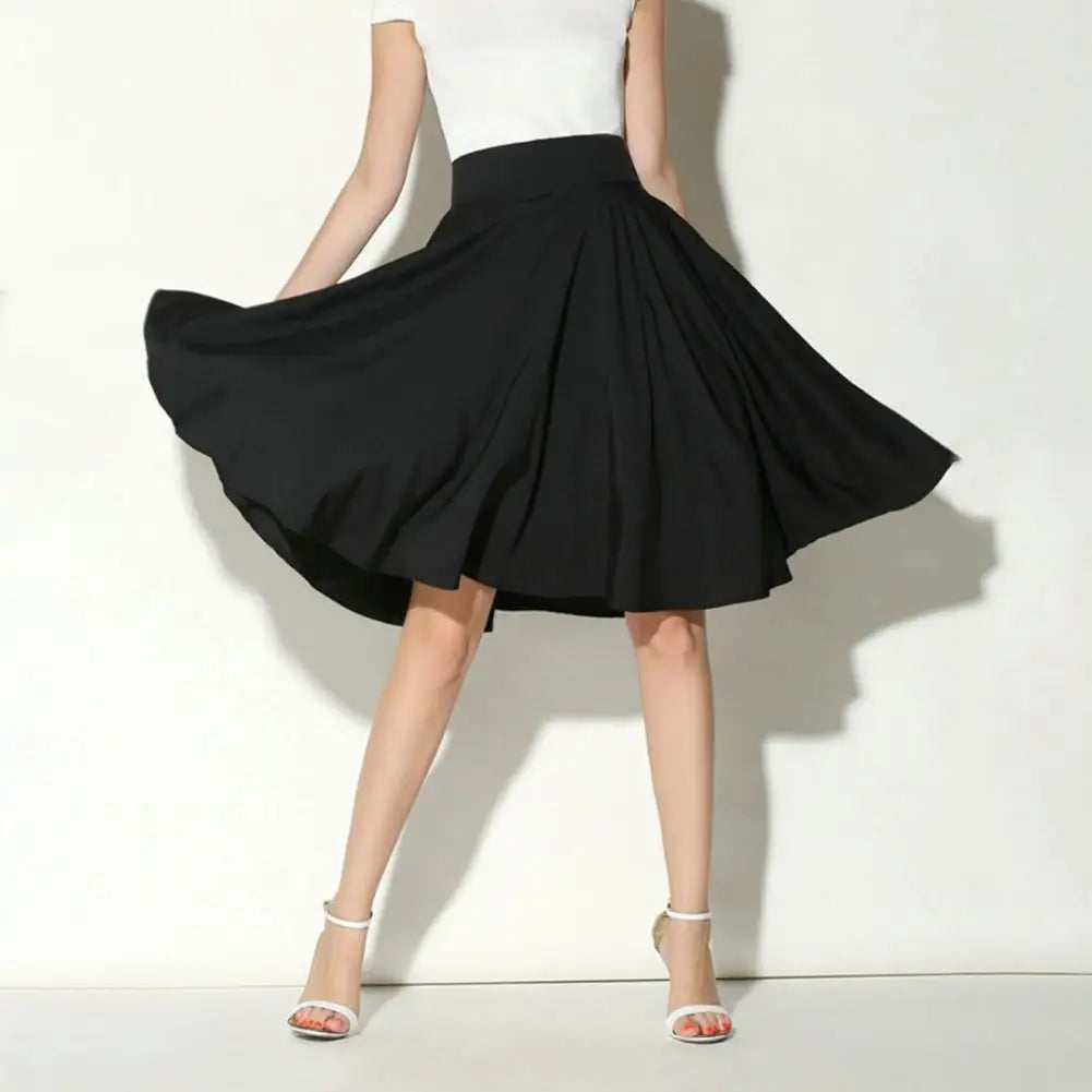 Jupe Femme Taille Haute Bohème Évasée | MDN