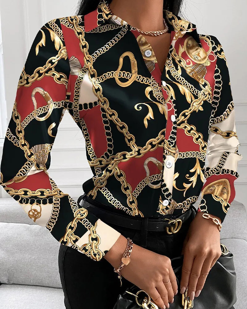 Chemise Femme Imprimé Géométrique | MDN Store