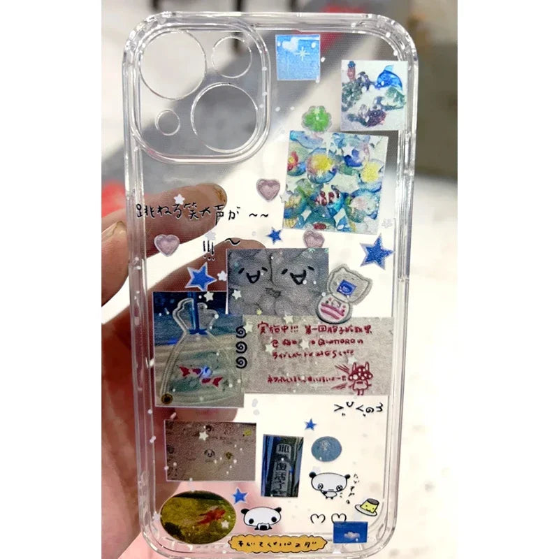 Coque iPhone Graffiti Étoiles Kawaii - 16 15 14 13 12 11 Pro Max | MDN Store