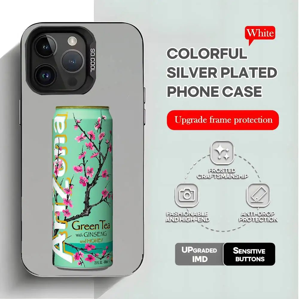 Coque iPhone Arizona Iced Tea Vaporwave Aesthetic - 16 15 14 13 | MDN Store