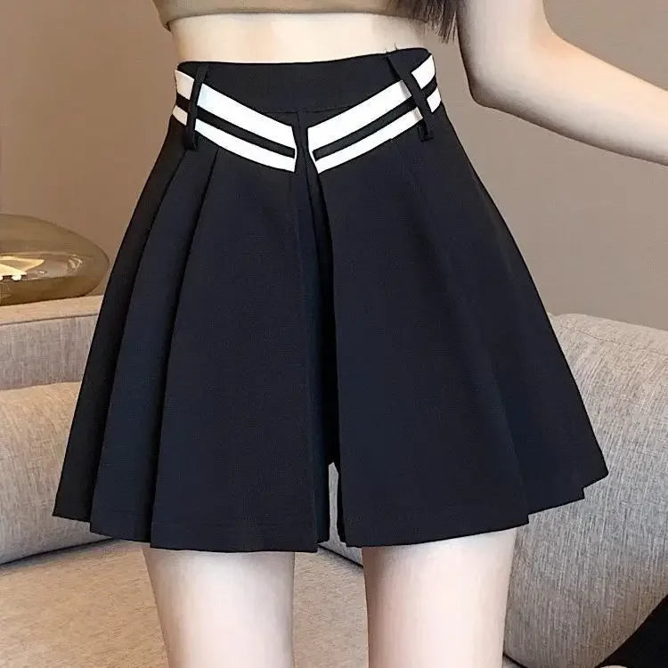 Short Femme Casual Taille Haute Jambes Larges | MDN