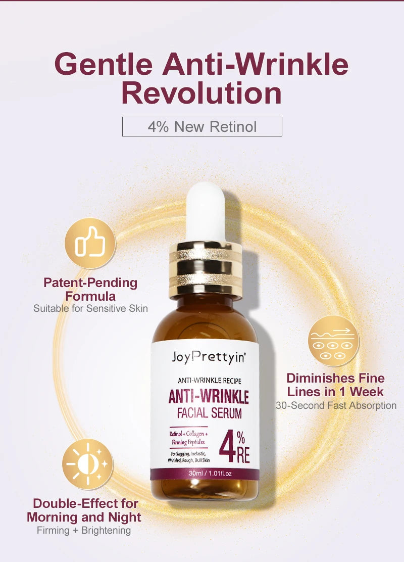 Sérum Visage Rétinol Anti-Rides Collagène Acide Hyaluronique | MDN