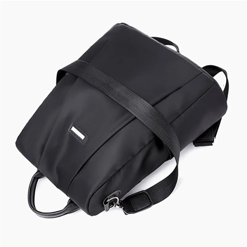 Sac à Dos Femme Nylon Casual Couleur Unie Bandoulière Détachable - MDN