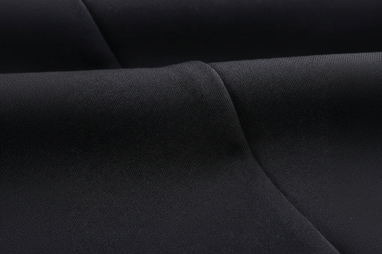 Pantalon Évasé Taille Haute Noir Dentelle Femme Élégant | MDN Store