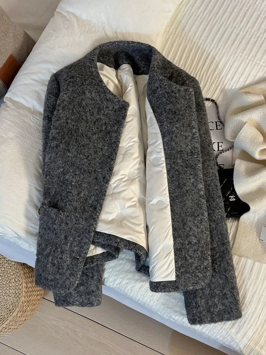 Veste Courte Grise Style Français | MDN Store