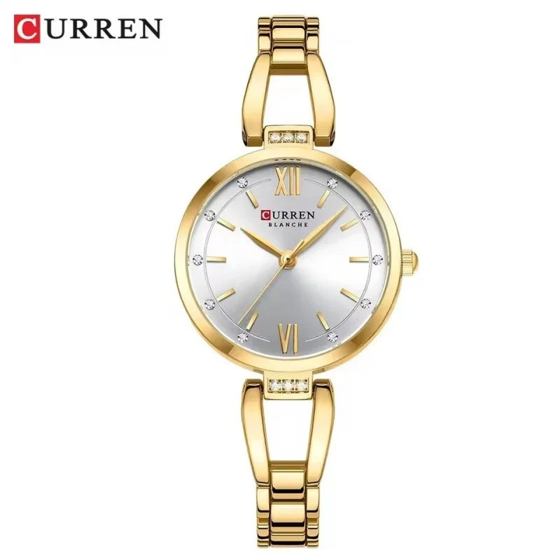 Montre Quartz Femme Acier Inoxydable Elegante Bracelet Fashion | MDN Store 25