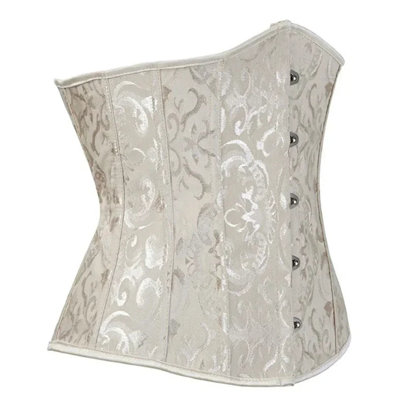 Corset Sous-Poitrine Jacquard Floral | MDN Store