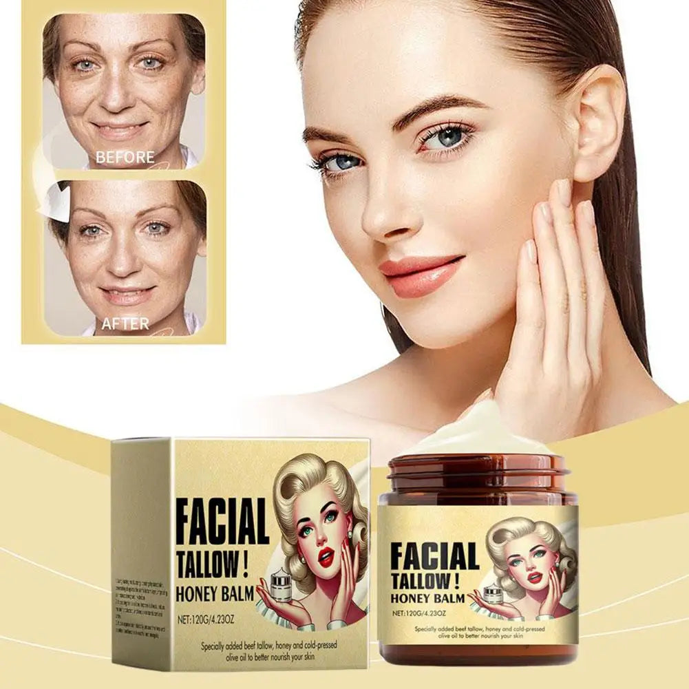 Baume Suif de Bœuf Miel Fouetté Hydratant Visage Corps Bio | MDN Store