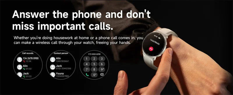 Montre Connectée AMOLED 1.32" Lampe Torche Bluetooth | MDN