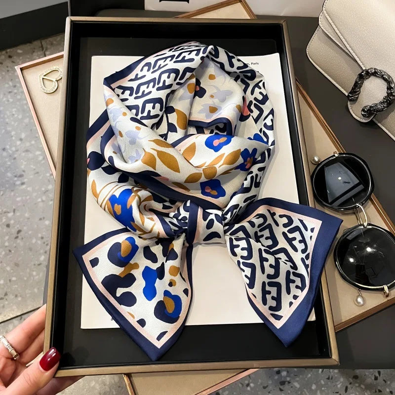 Foulard Soie Long Étroit Femme Cravate | MDN Store