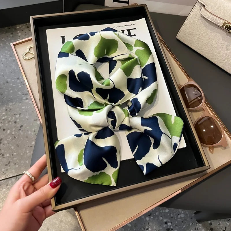Foulard Soie Long Étroit Femme Cravate | MDN Store