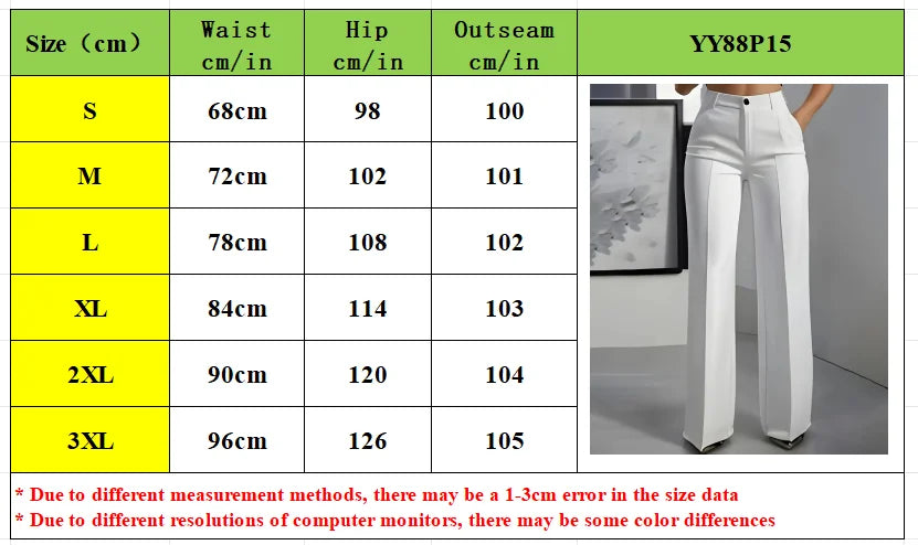 Pantalon Femme Taille Haute Drapé Coupe Droite Élégant | MDN