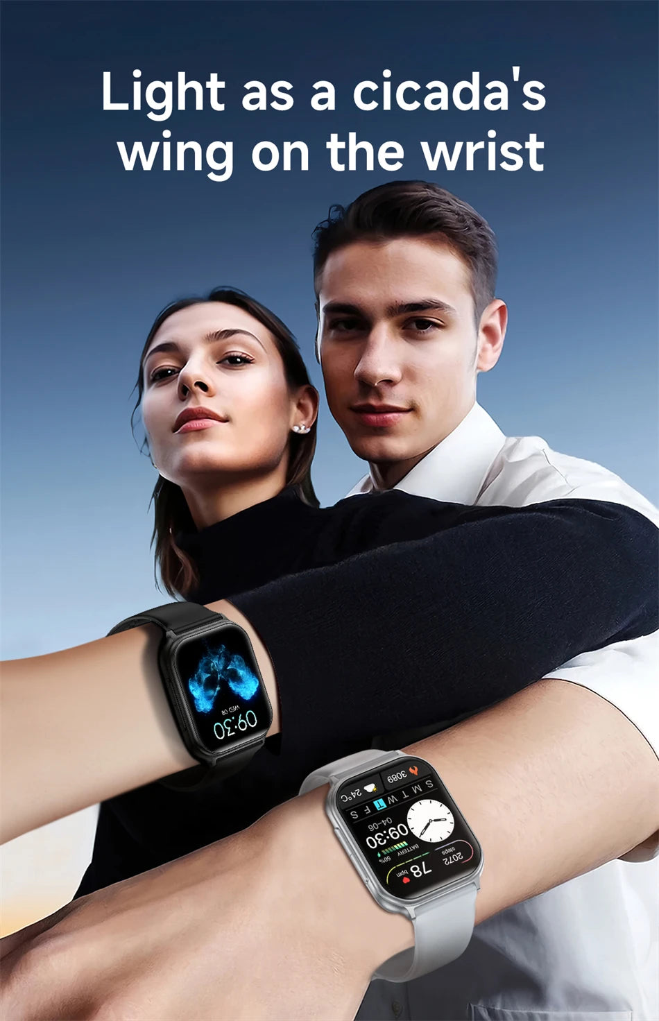 Montre Connectée GPS 1.83" Acier 700mAh IP68 | MDN