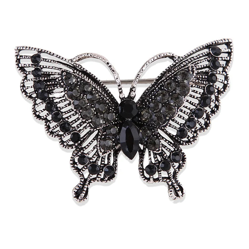 Broche Papillon Baroque Vintage Pin Badge Élégant | MDN
