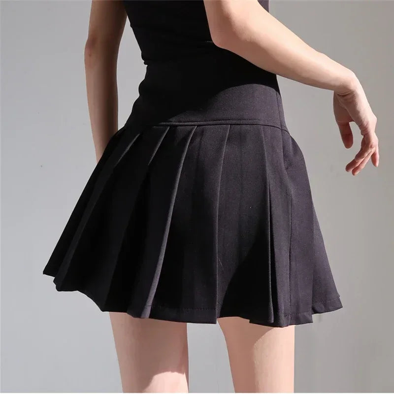 Jupe Plissée Taille Haute Mini Y2K | MDN Store