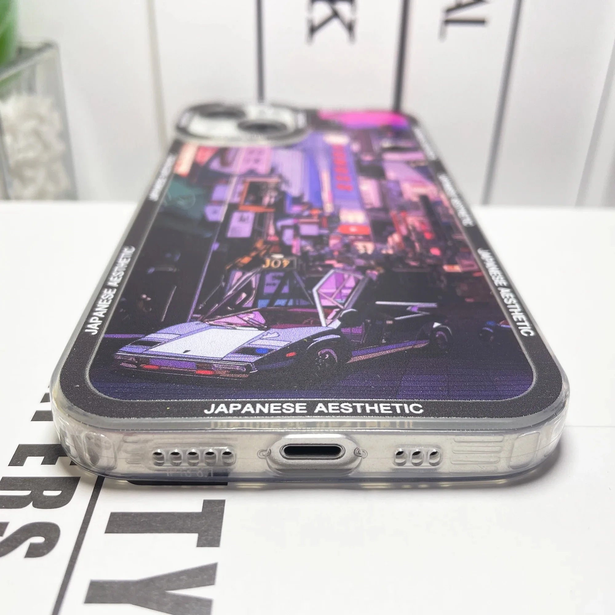 Coque iPhone Tokyo Neon Lights Aesthetic - 16 15 14 13 12 11 | MDN Store