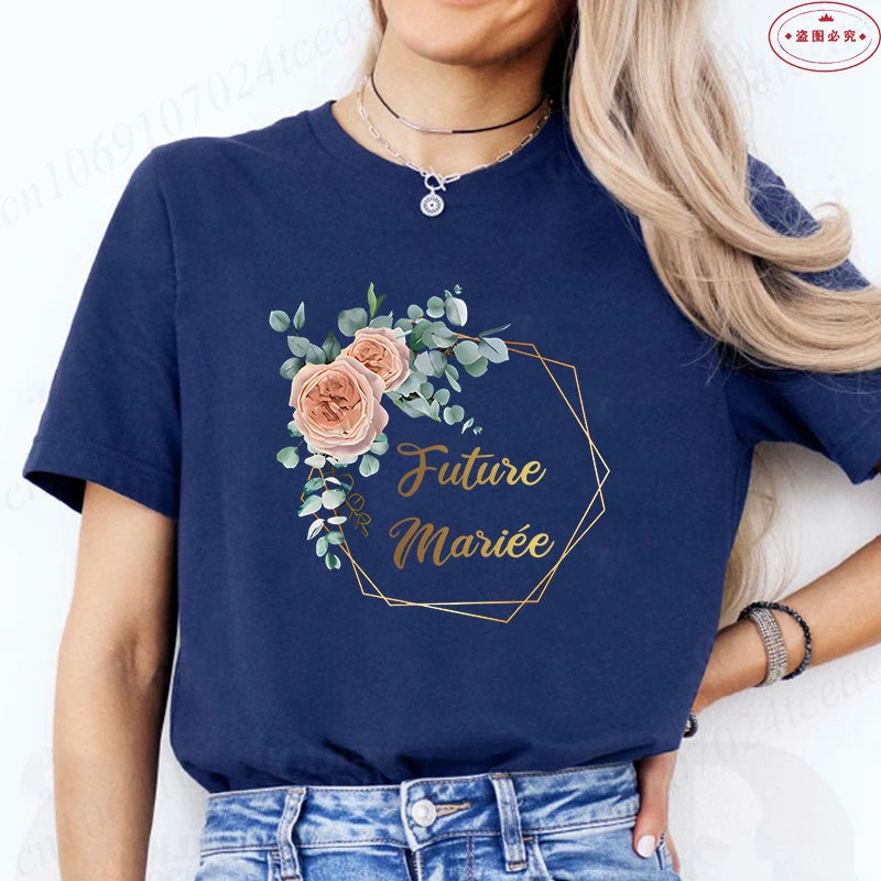 T-shirt Femme Casual Confortable | MDN