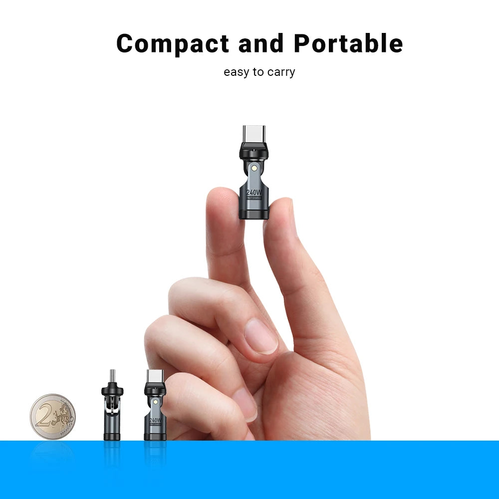 aufu-pd240w-usb-c-a-type-c-otg-adaptateur-540-rota - MDN Store 25