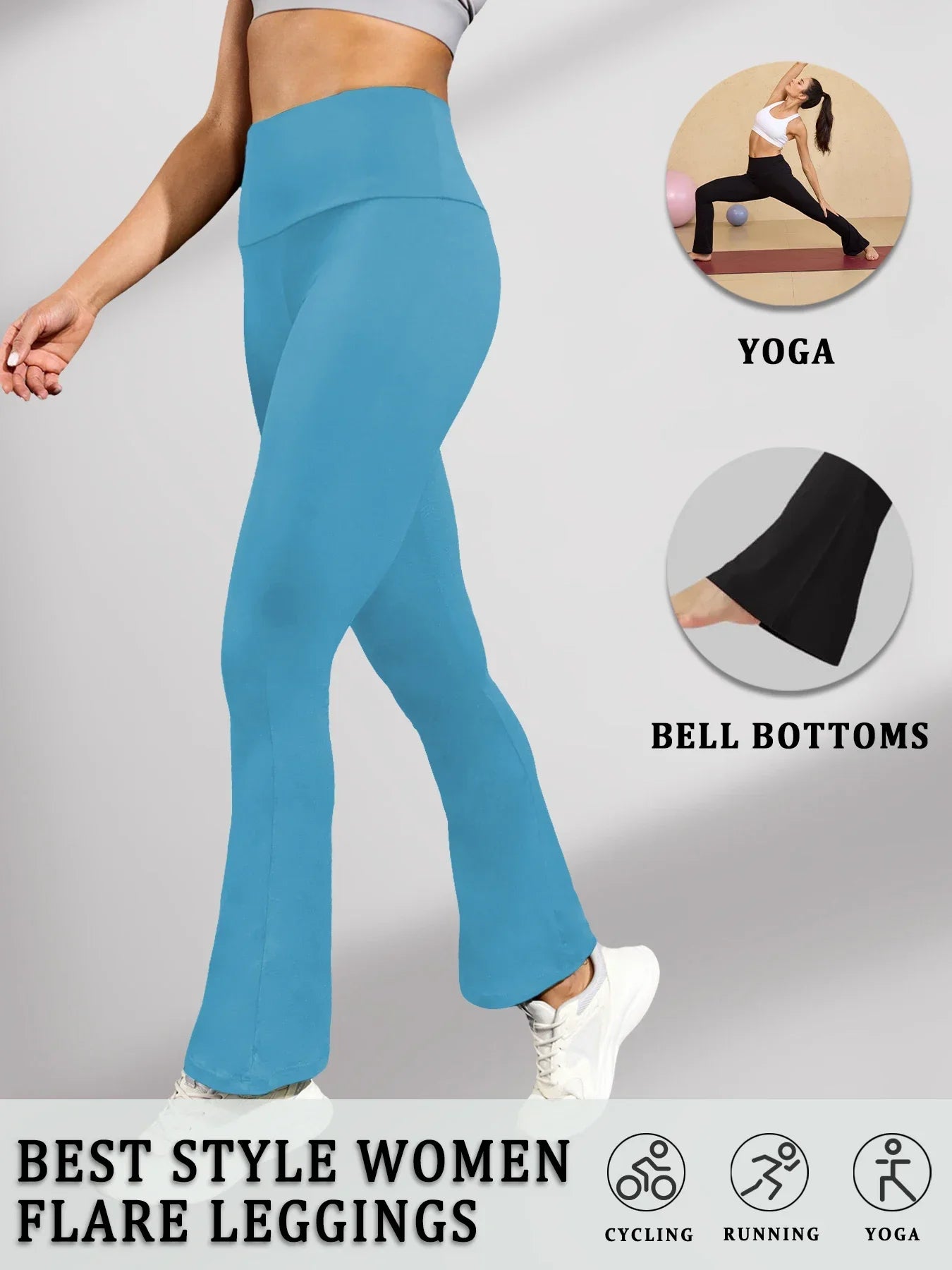 Pantalon Évasé Pattes d'Éléphant Yoga | MDN Store