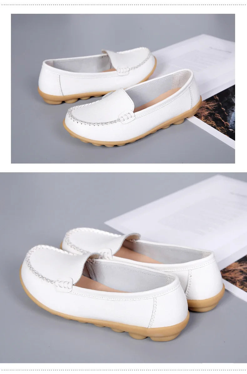 Chaussures Cuir Confort Slip-On Respirantes | MDN Store