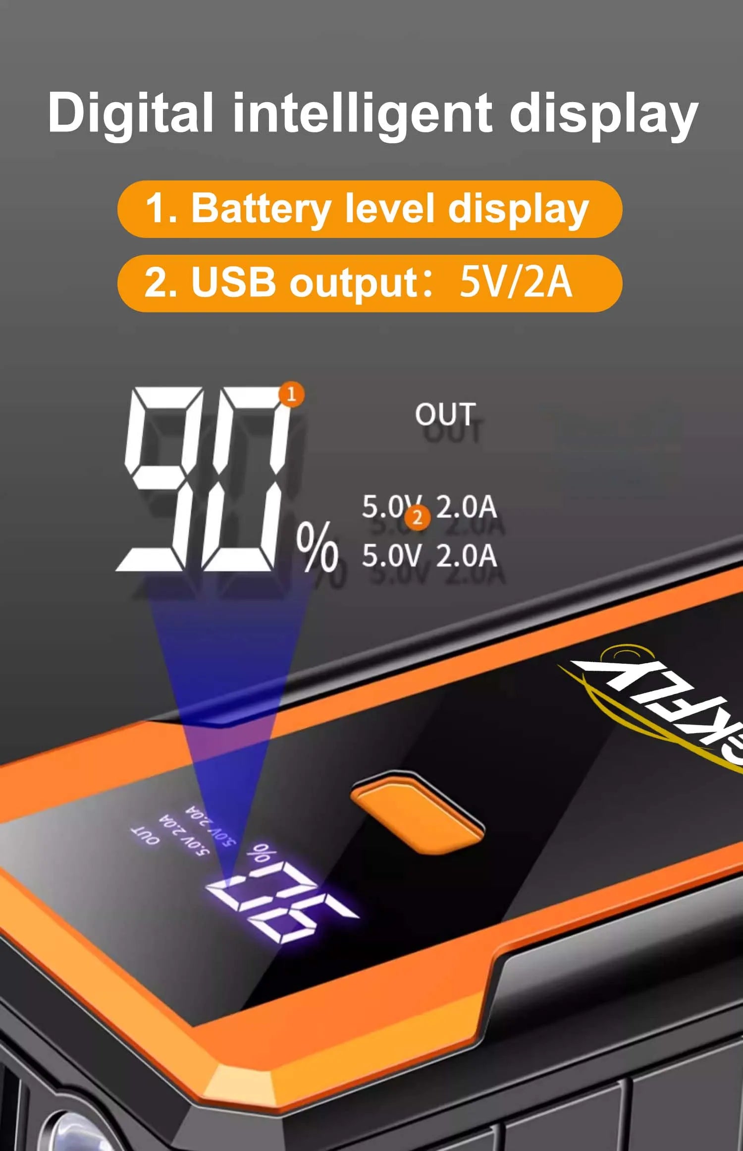 Booster Batterie Voiture 4000A 12V Powerbank Démarrage | MDN Store