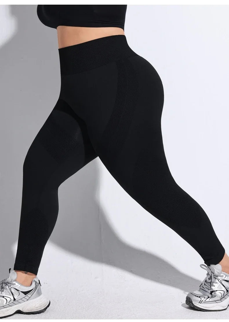 Legging Femme Grande Taille Sans Couture | MDN Store