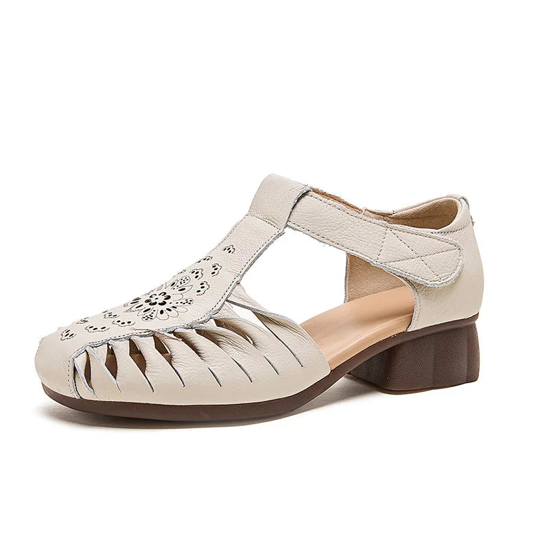 Sandales Gladiateur Cuir Bout Fermé Feerldi | MDN Store