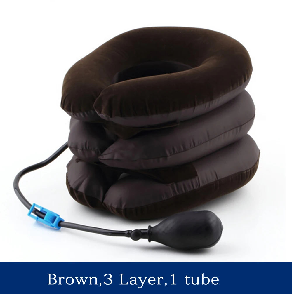 Coussin Cervical Gonflable Traction Nuque 3 Couches | MDN Store