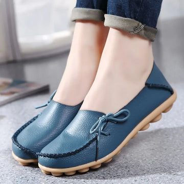 Ballerines Cuir Nœud Papillon Grande Taille | MDN Store