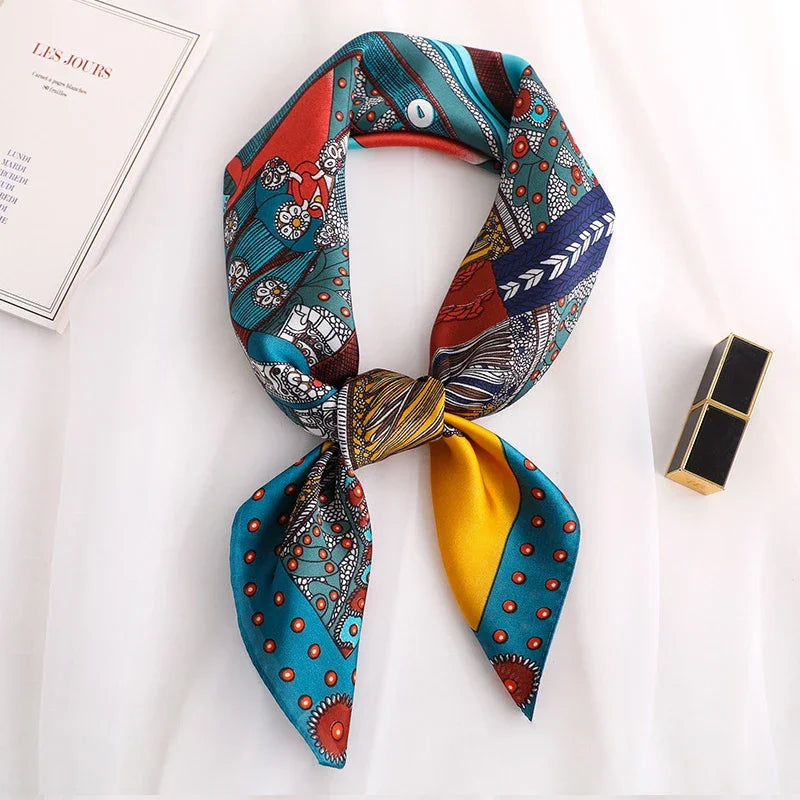 Foulard Soie Satin Femme Bandana Luxe | MDN Store
