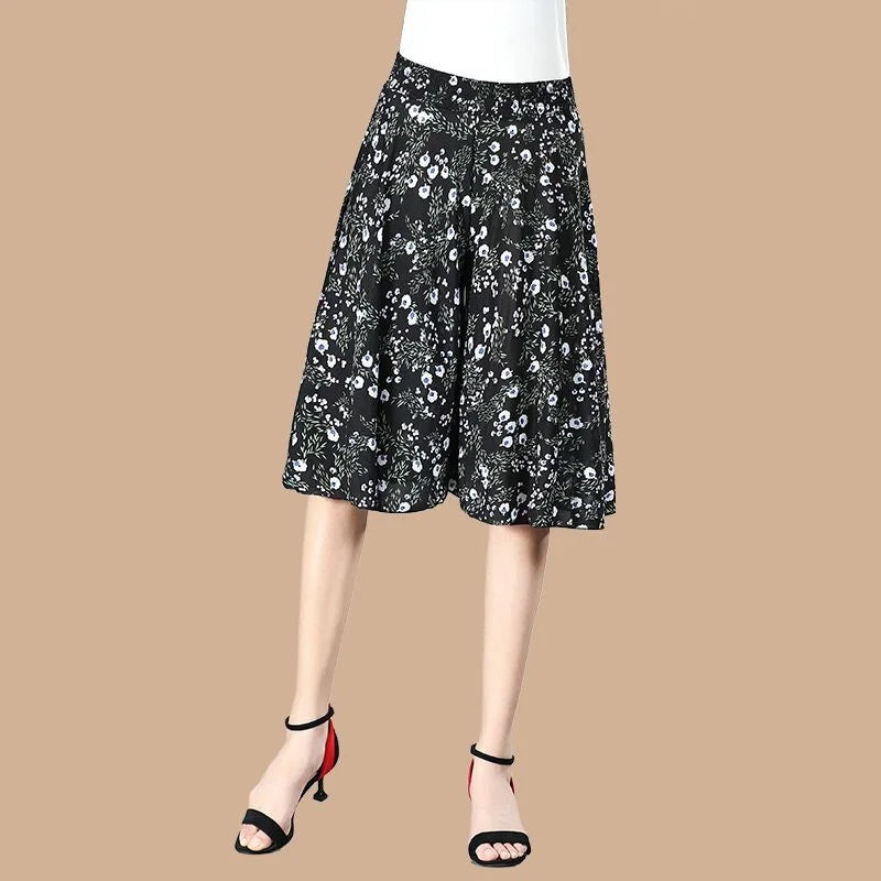 Jupe-Culotte Imprimé Floral Grande Femme | MDN Store