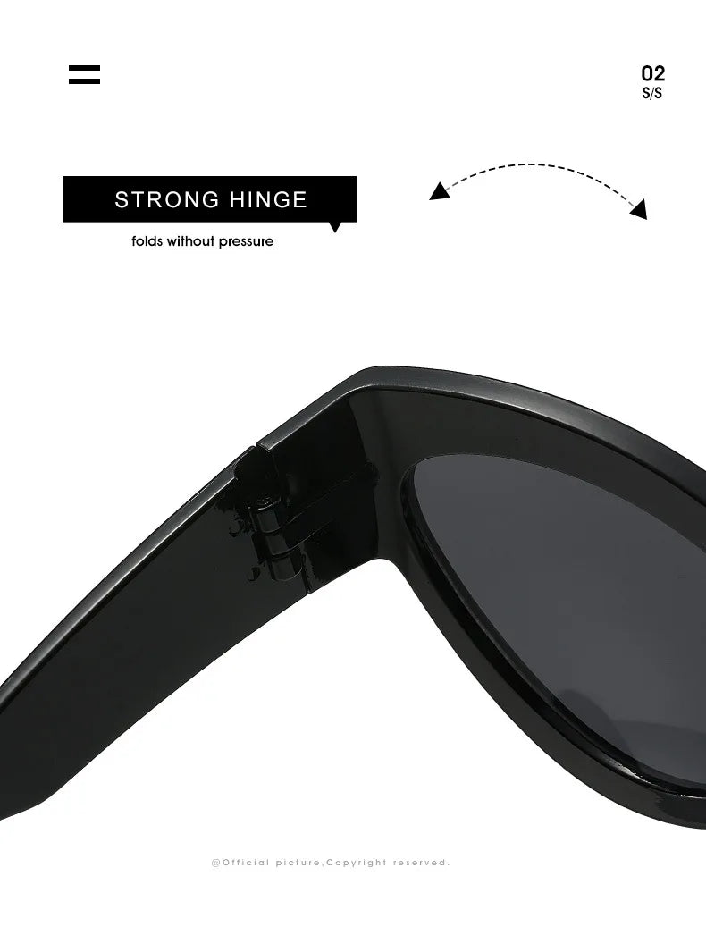 Lunettes de Soleil Cat Eye Papillon Y2K UV400 - Femme | MDN